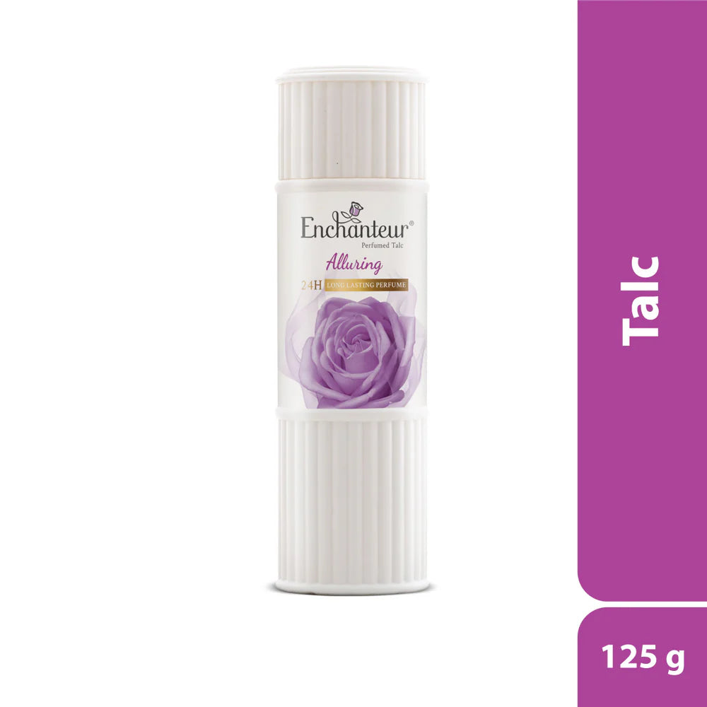 Enchanteur Alluring Talc, Fragrance Powder, 125g