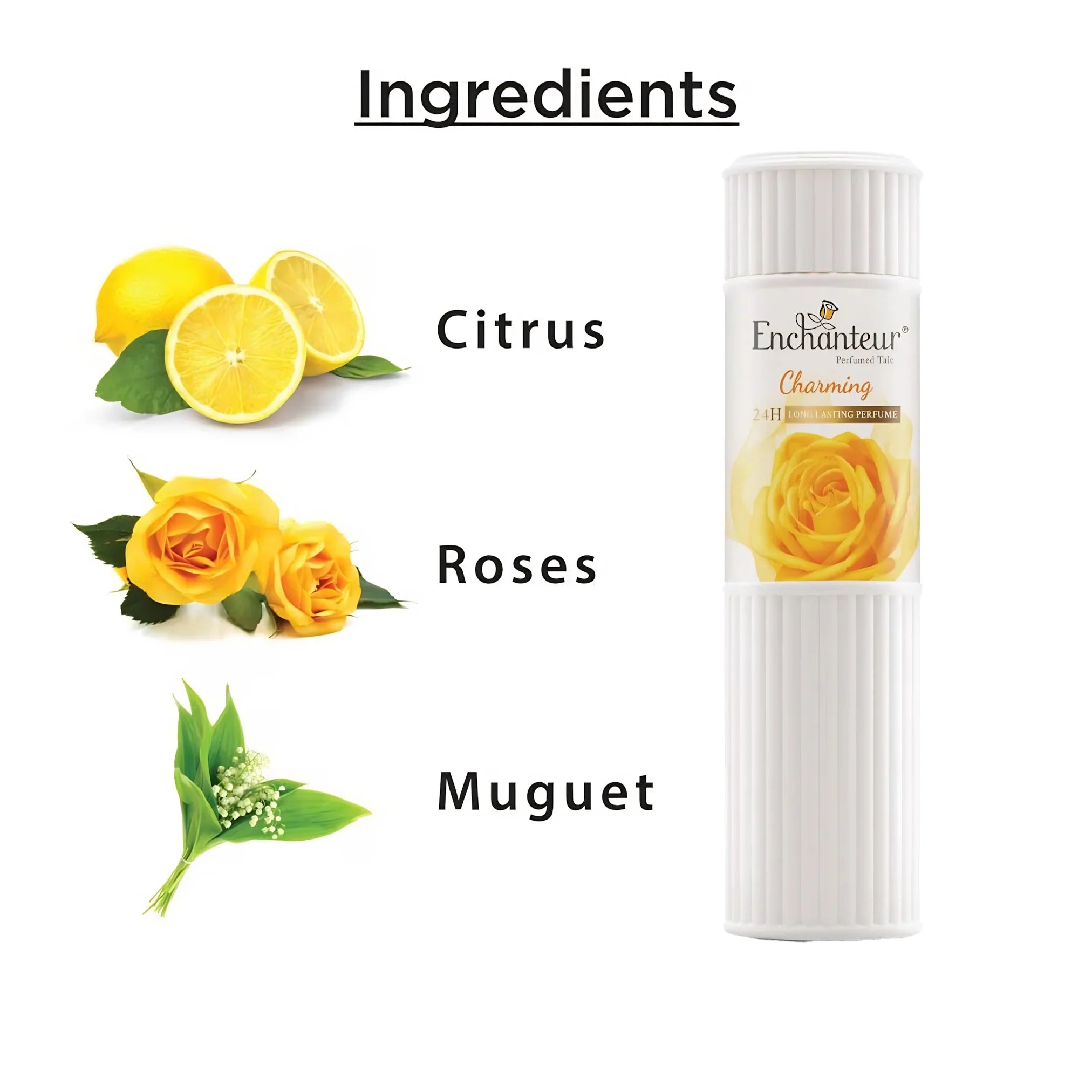 Enchanteur Perfumed Telcum Powder – Charming 125g